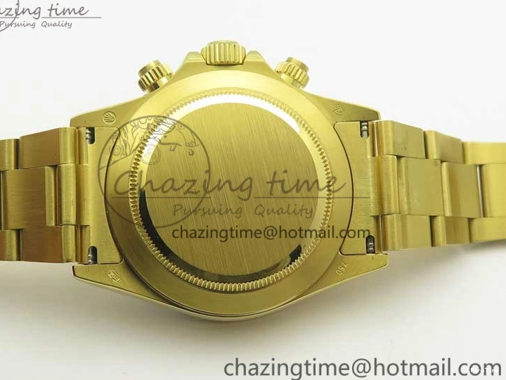 MiroTime 0307 Daytona 116589RBOW YG Rainbow Crystal BLF Best Edition Black Dial on YG Bracelet A ZeroBulk 3352